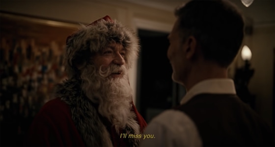 Santa and Harry exchange promises to meet again next year