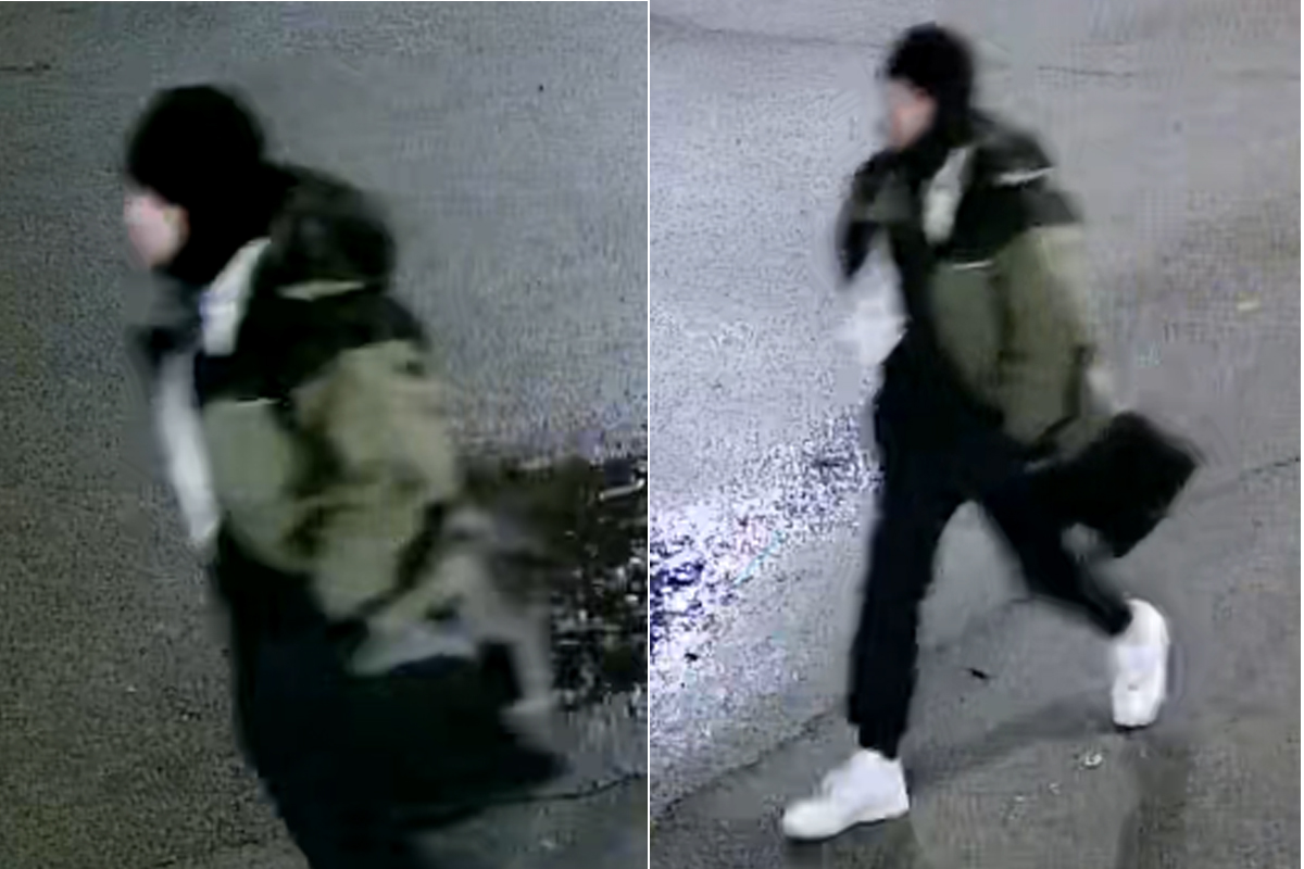 Waterloo Regional Police have released images of a person they are looking to speak with in connection to a couple of recent robberies in Cambridge.