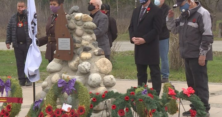 ‘Their hearts were so strong’: Splatsin Remembrance Day ceremony honours Indigenous veterans