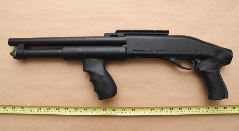 A weapon seized by Winnipeg police.