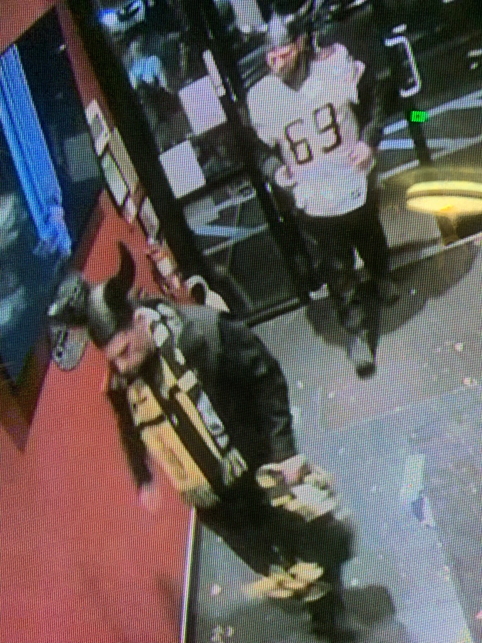 Man seen in video punching flat screen TV at EndZone Bar & Grill following Sunday's Grey Cup game .