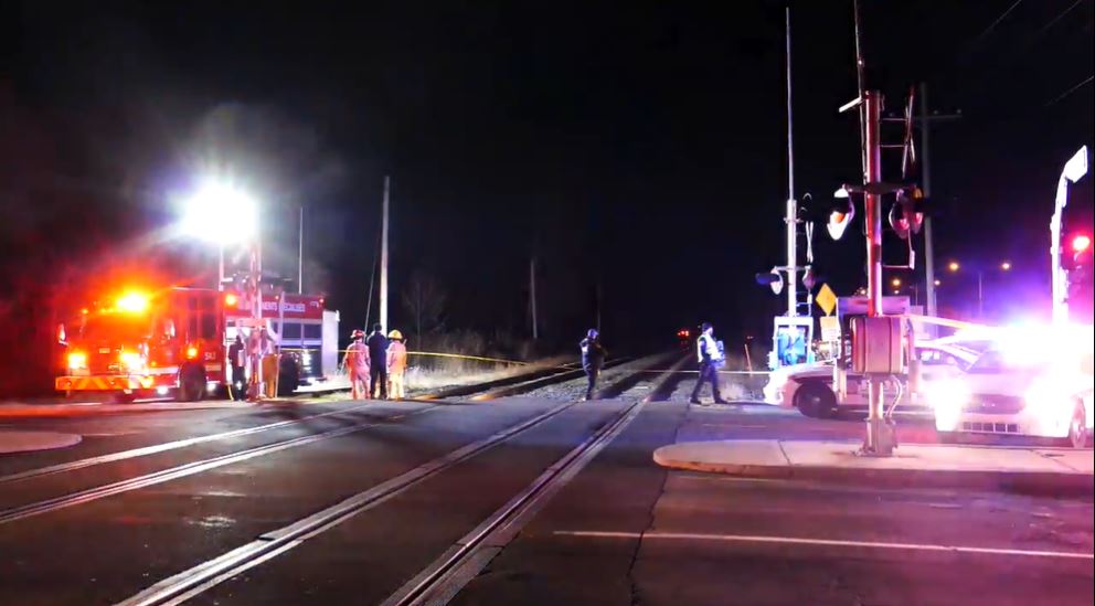 A pedestrian was killed by a train in Saint-Bruno-De-Montarville Monday December 13 2021