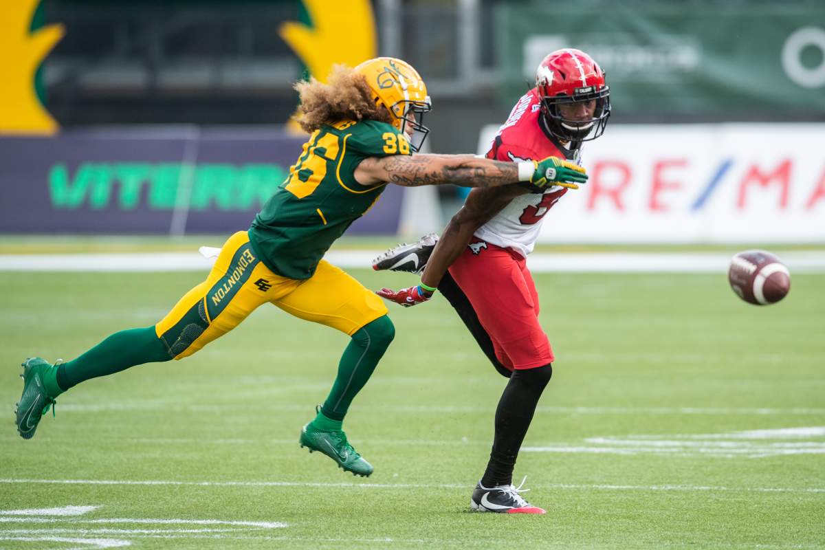 The Edmonton Elks released veteran American defensive back Aaron Grymes on Thursday.