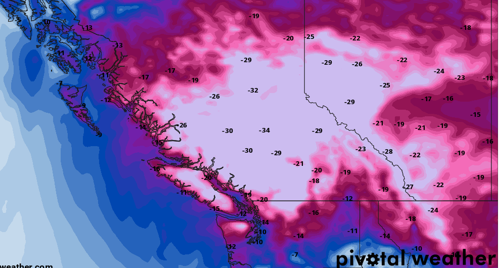 Here’s what the models are showing for next week as temperatures drop.