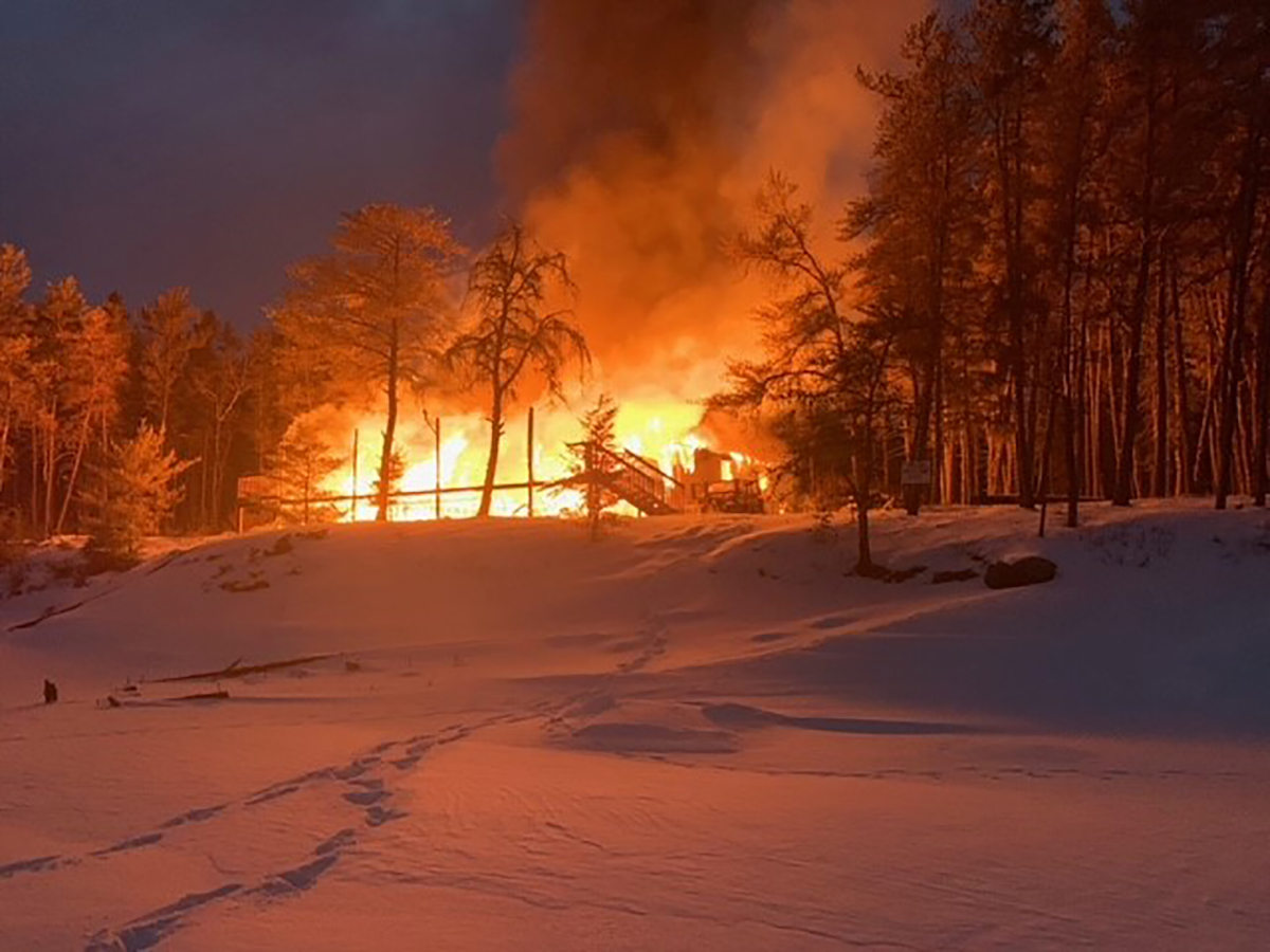 RCMP are investigating a fire at Bloodvein River Lodge as an arson.