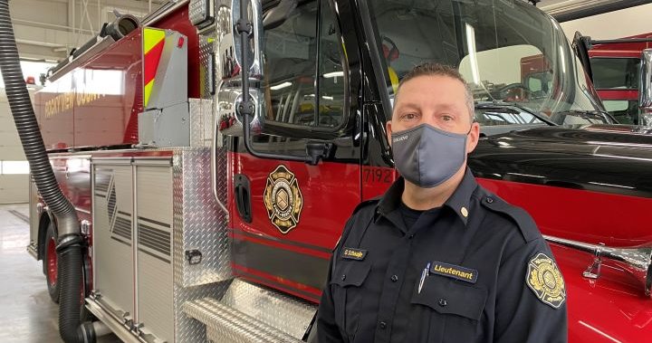 ‘There’s a huge need’: Calgary-area firefighter recognized as mental health champion