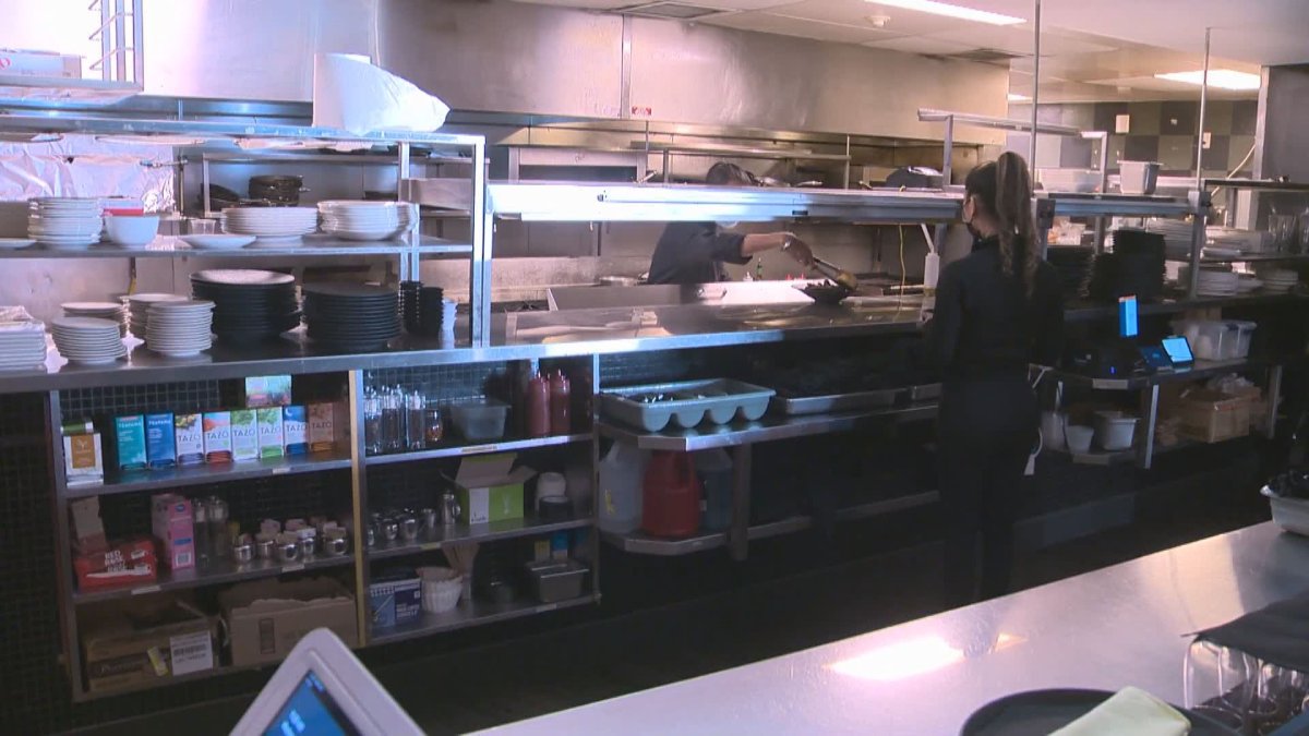 Stanhope Eatery in south Edmonton has been running at half its normal staffing levels due to COVID-19 related illness in staff or family members, now isolating, according to owner Jeet Arora.