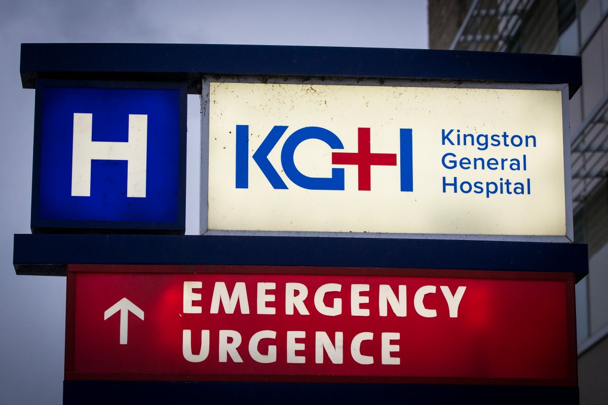 Kelowna General Hospital Emergency sign