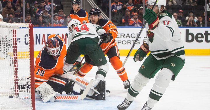 Edmonton Oilers fall to Wild for 3rd-straight loss