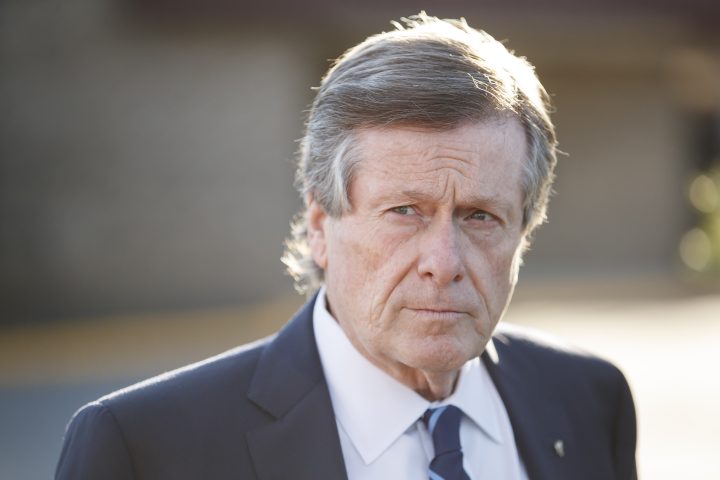 Mayor John Tory in Toronto, Monday, Dec. 13, 2021. 