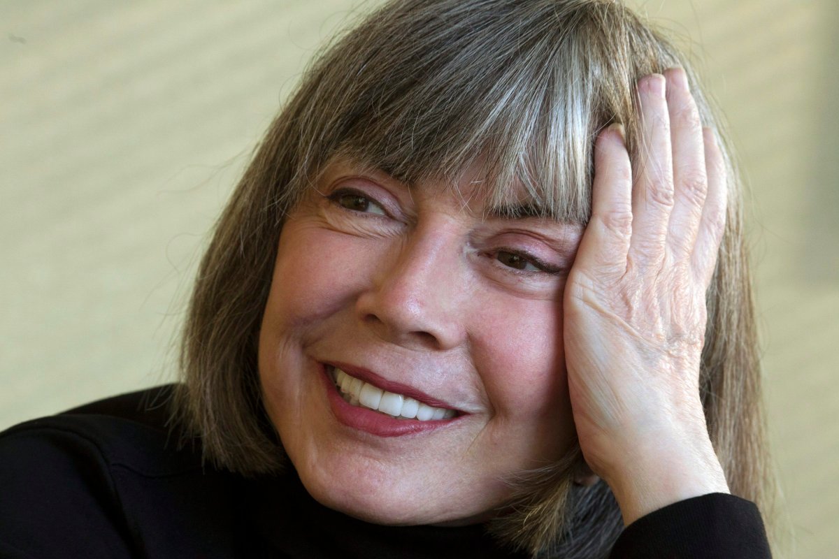 Author Anne Rice is shown during an interview with The Canadian Press in Toronto on Monday February 13, 2012.  