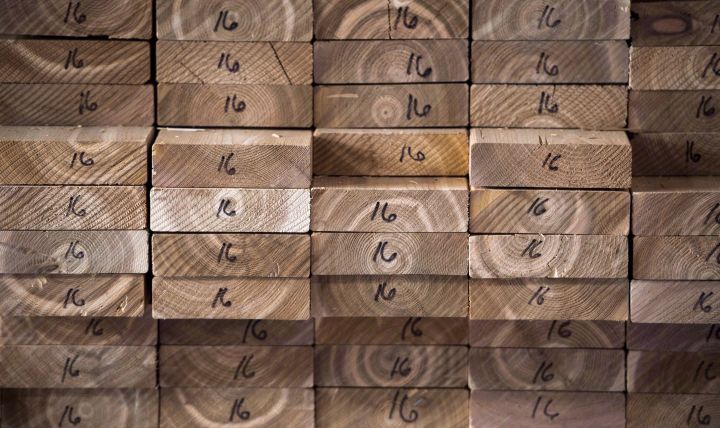 A file photo of cedar planks.