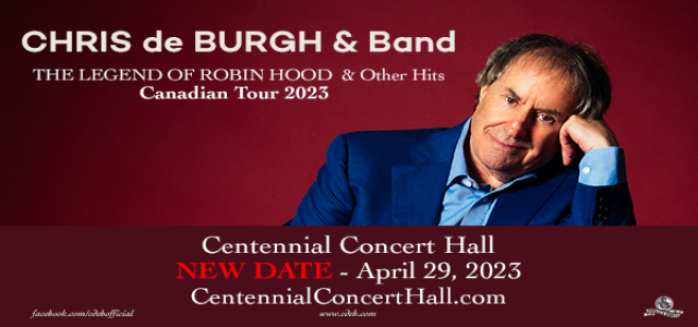 RESCHEDULED: Chris de Burgh - image