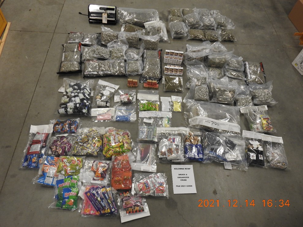 Approximately four pounds of Psilocybin, 40 pounds of cannabis, 1,300 tabs of LSD, $10,000 in cash and a 2017 Jaguar SUV were among the items seized.