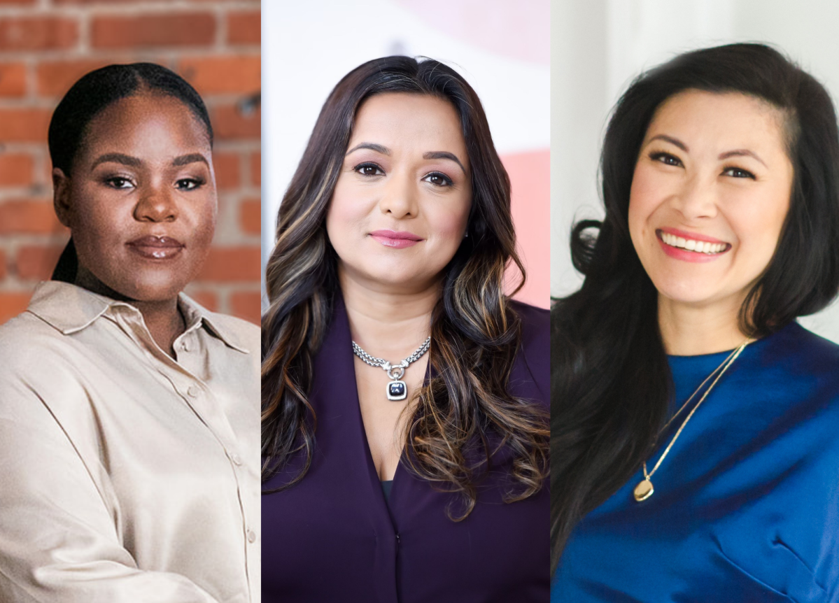 Money experts offer words of advice for making and keeping your financial resolutions in 2022. (l to r) Zandile Chiwanza, Rubina Ahmed-Haq, Melissa Leong.