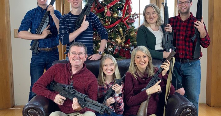 U.S. politician posts gun-filled family photo days after school shooting