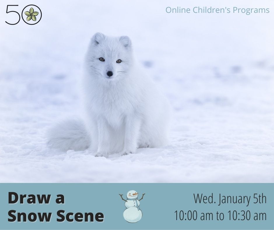 Nature Art: Draw a Snow Scene – Virtual Children’s Workshop - image
