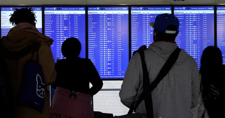 COVID-19 continues to cause flight delays, cancellations on New Year’s Eve