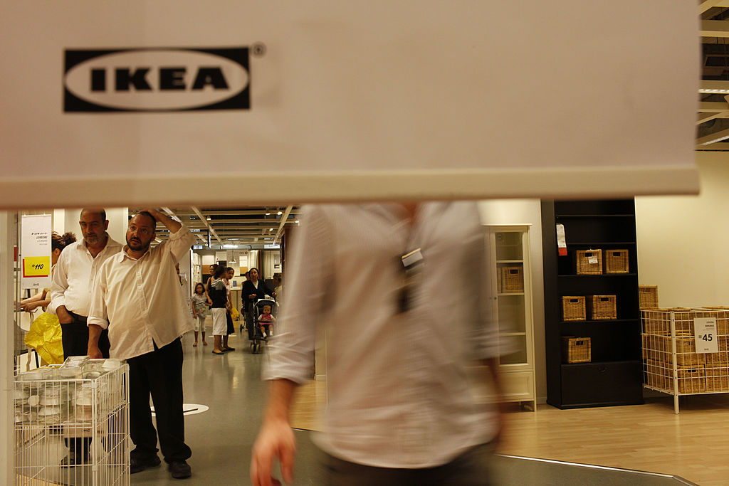 A file photo of shoppers making their way through an IKEA.