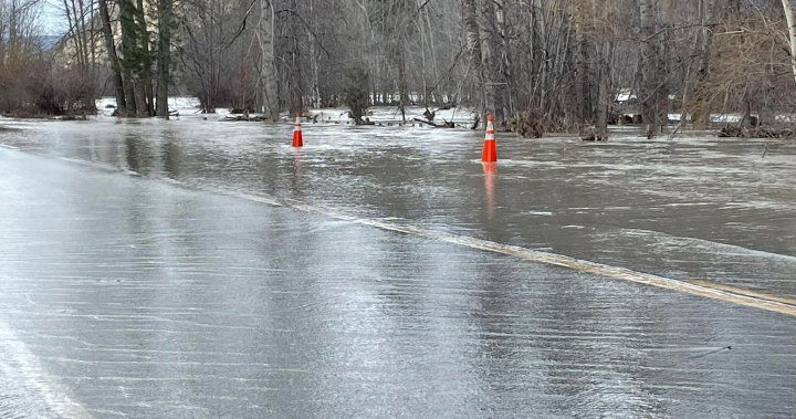 B.C. Highway 3 east of Princeton undergoing flood mitigations  