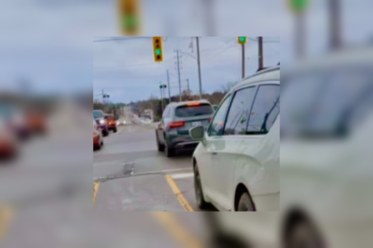 Guelph police say a grey Mercedes was involved in a hit-and-run crash. 