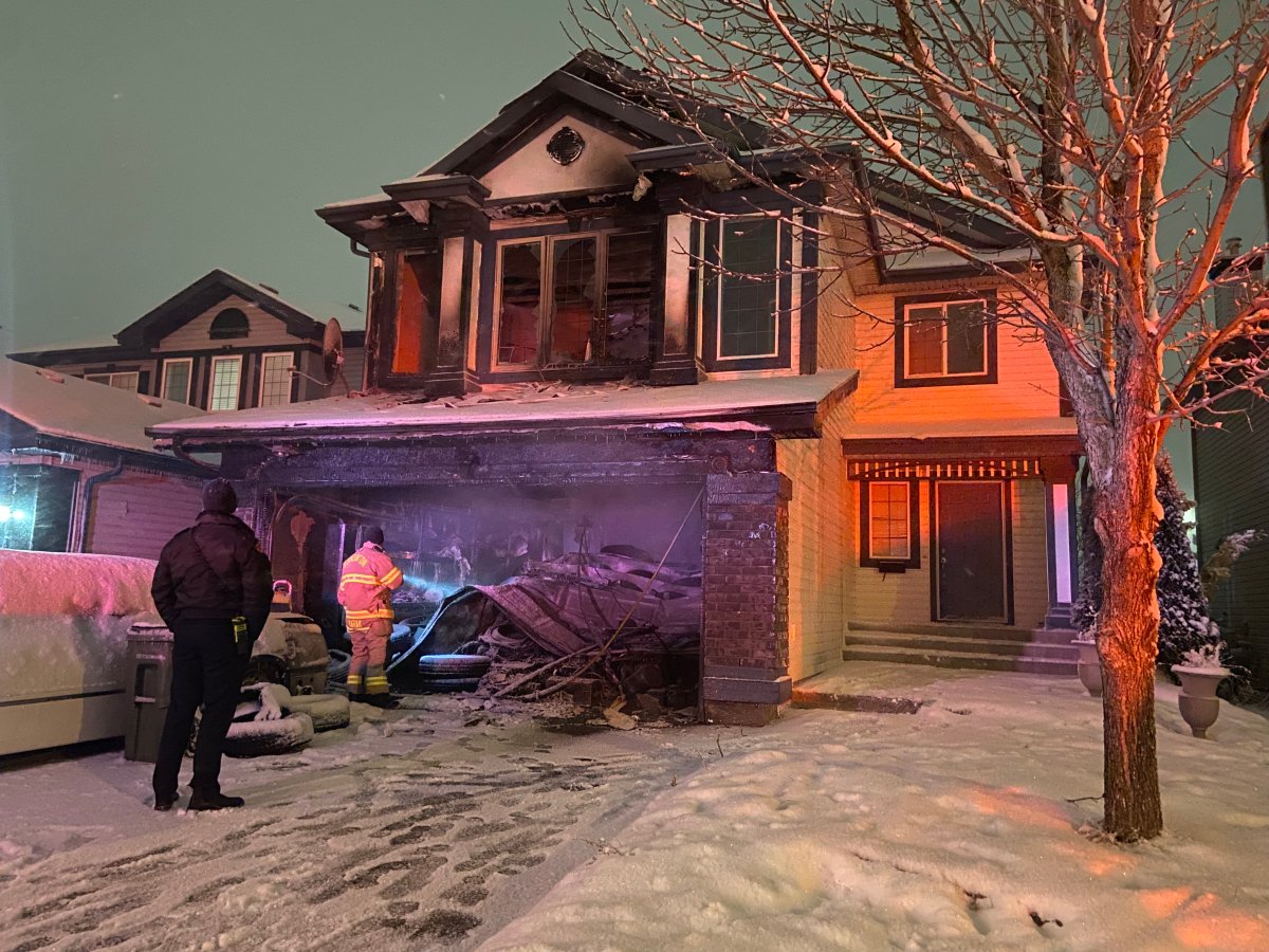Emergency crews responded to a house fire in the southeast on Monday, Dec. 13, 2021.