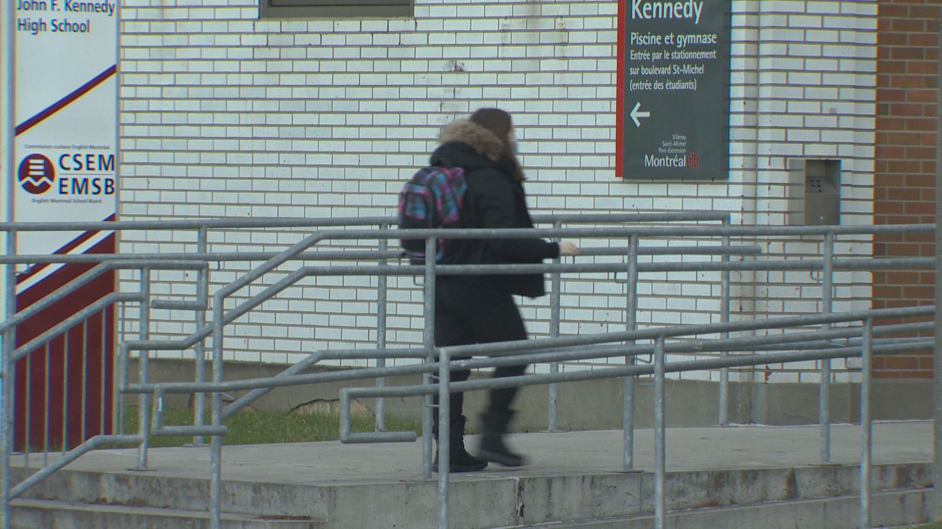 Students Return To Class At John F Kennedy High School After Recent   JFK Student 