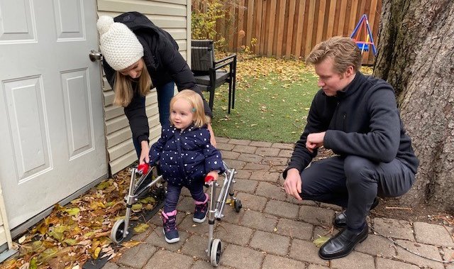 ‘No cure’: Toronto family of toddler battling rare, new disease raises funds for research