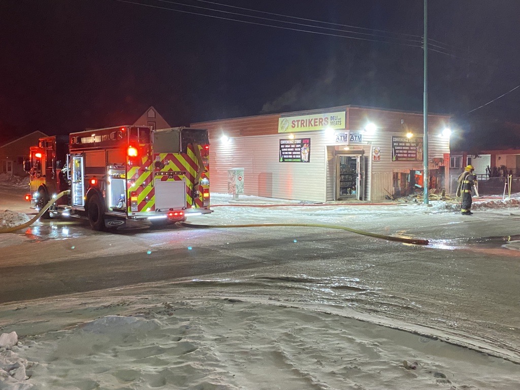Fire on Burrows Ave.