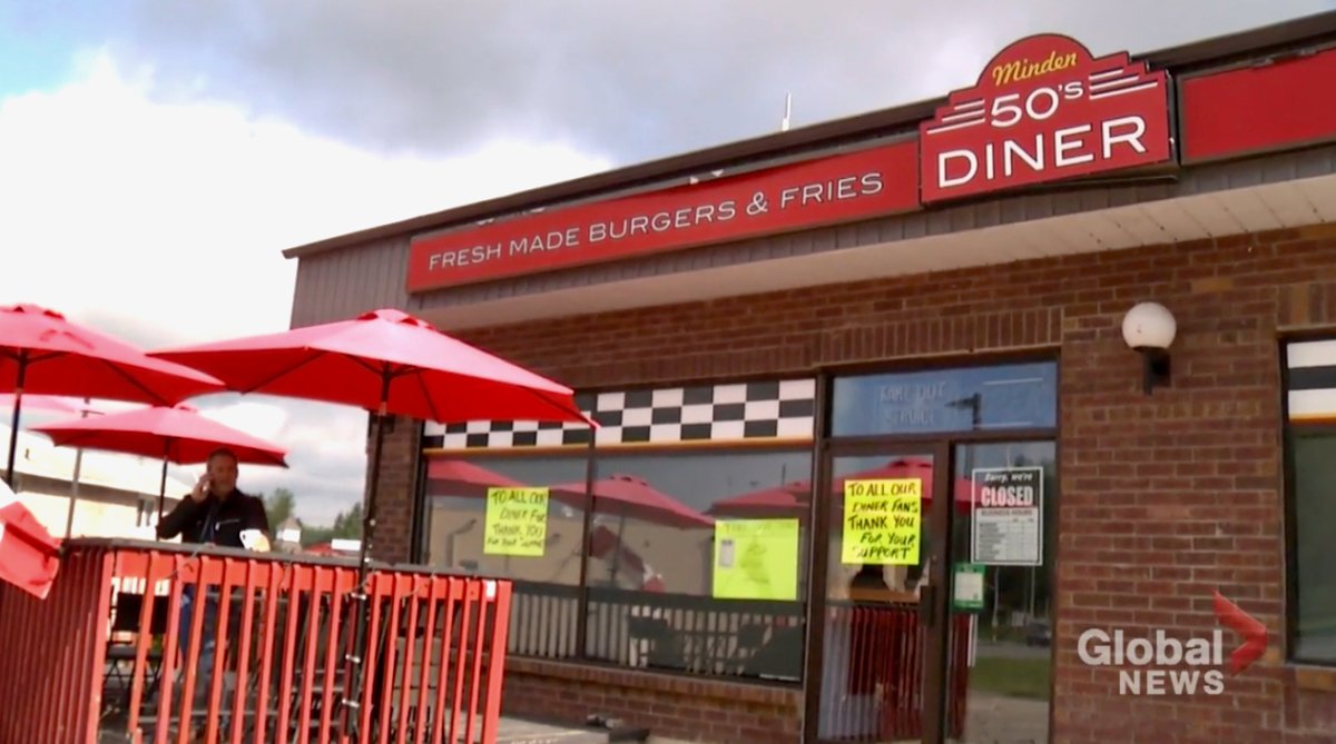 Minden 50's Diner has been ordered closed for failing to follow Ontario's COVID-19 protocols.