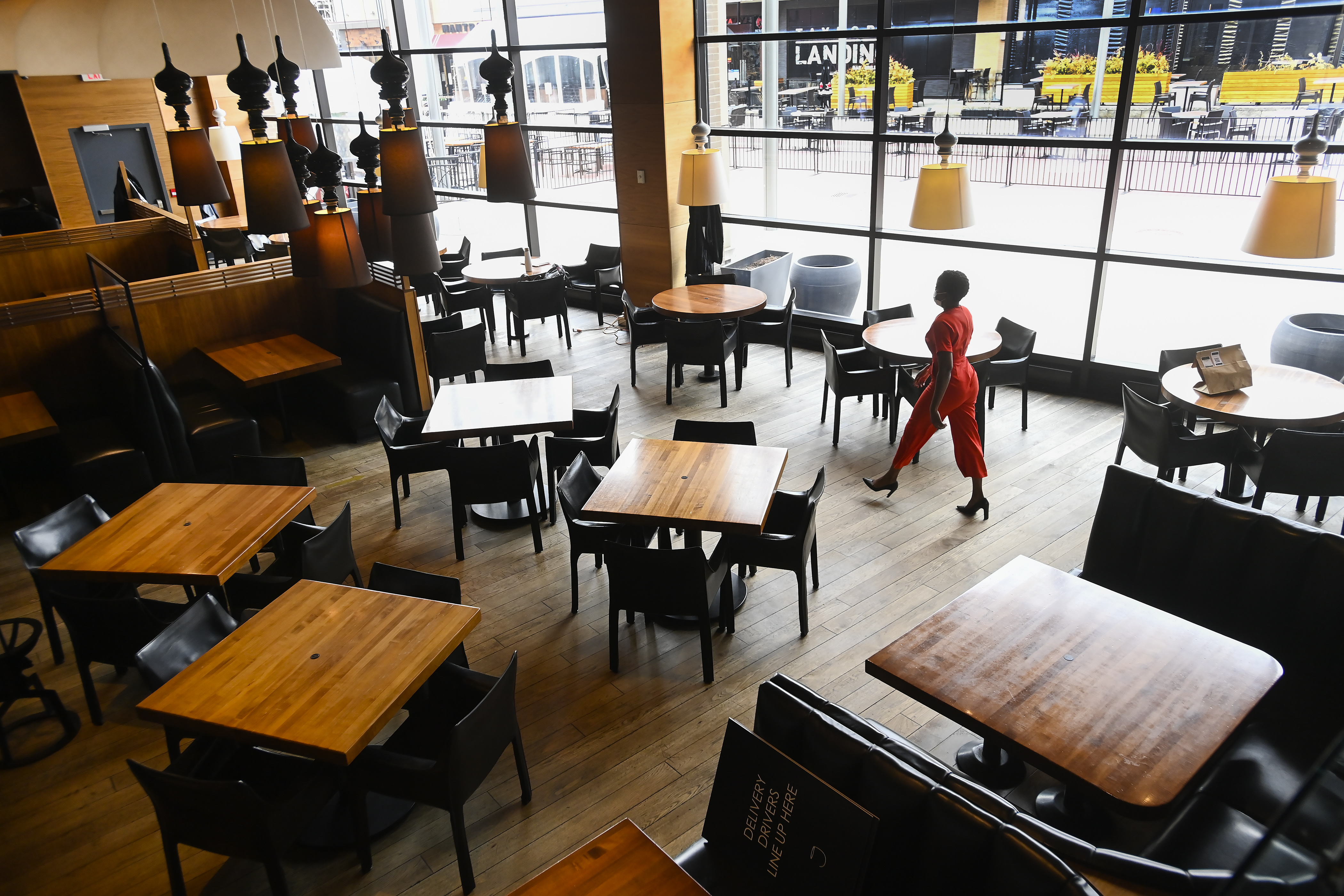 Life under a COVID-19 lockdown is seen in this photo.