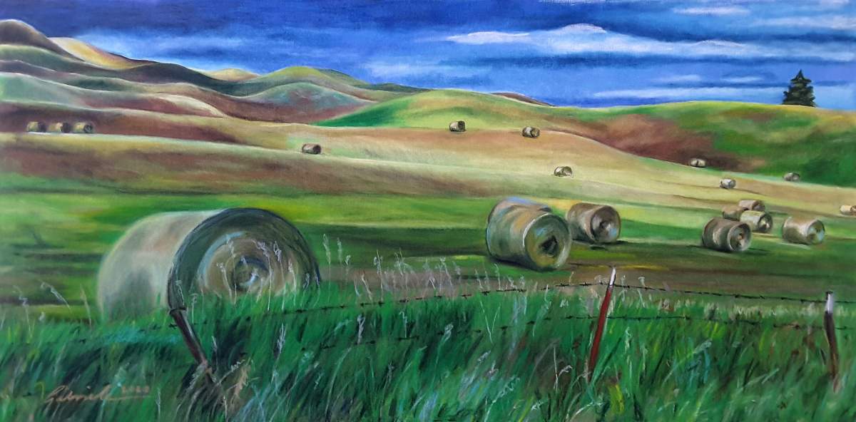 One of the paintings that Gabriele Beyer says was stolen from her home in Osoyoos, B.C., in early November.