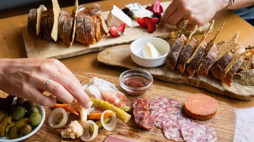 A charcuterie plate at Waterfront Wines restaurant in Kelowna. The restaurant was one of four Okanagan establishments named to OpenTable Canada’s recent top-100 list.