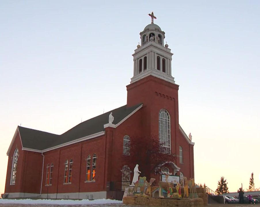 St. Vital Catholic Church in Beaumont, Alta. in November 2021.