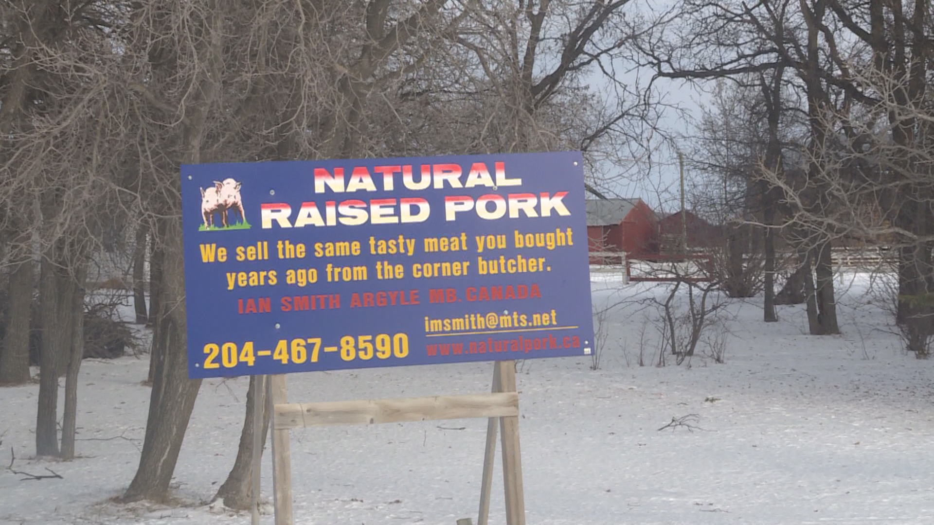 Argyle, MB, farmer Ian Smith has been selling pork, beef, and eggs directly to customers for a number of years.