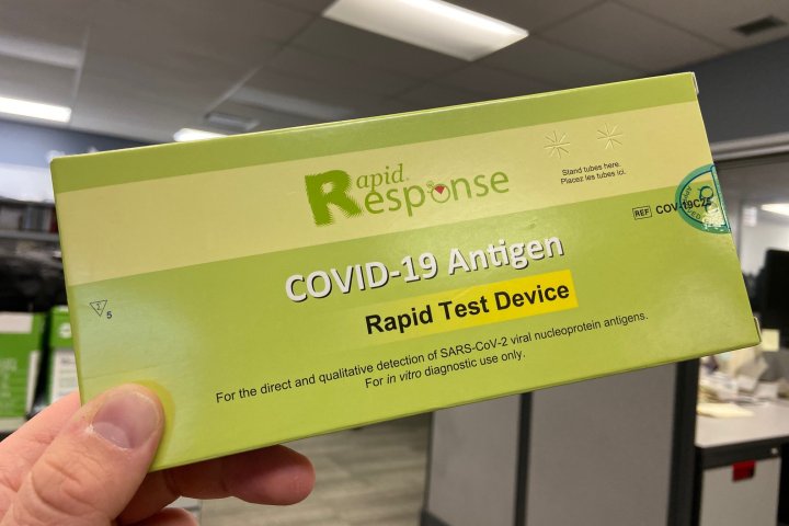 Albertans scramble to find free COVID-19 antigen test kits following provincial rollout