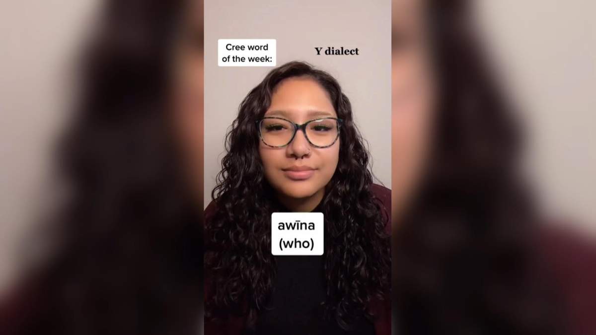 An image from Kesha Tipewan's video on TikTok.