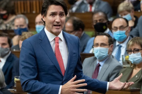 Trudeau Question Period Masks