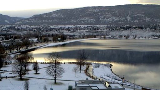 A view of Penticton and Okanagan Lake on Saturday, Dec. 4, 2021.
