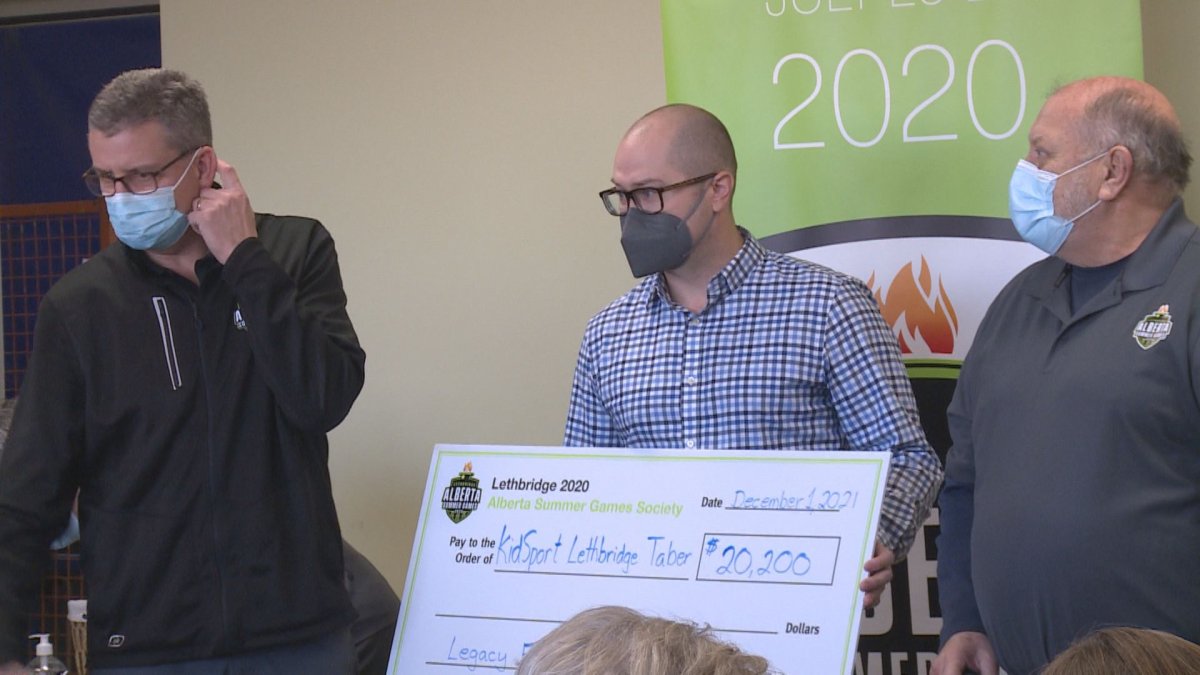 Organizations were awarded grant funding at the Lethbridge Sport Council office on Wednesday, Dec. 1, 2021. The Lethbridge 2020 Alberta Summer Games Society created the grant when the games were cancelled due to the COVID-19 pandemic.