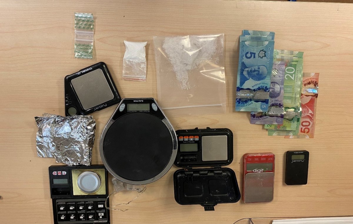 Items seized during a Nov. 26 search in Kingston.
