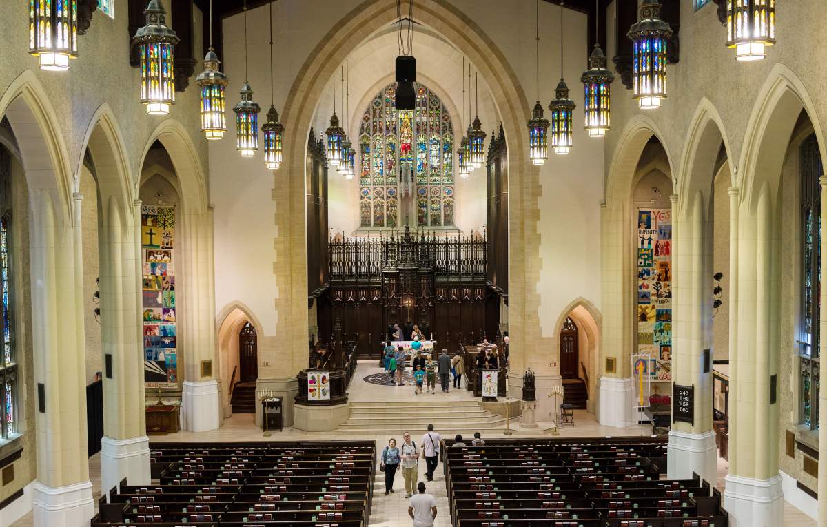 Toronto’s Metropolitan Church is one of the largest and most prominent churches of the United Church of Canada. (Photo by Roberto Machado Noa/LightRocket via Getty Images)