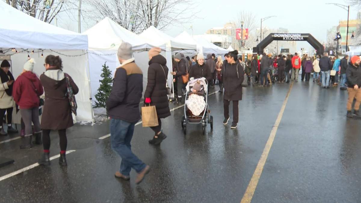 The Downtown Kelowna Winter Street Market returns on Saturday, Dec. 3, 2022.