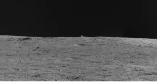 A distant, cube-shaped object on the moon sparked the interest of researchers, so they sent the Yutu-2 rover for a closer look.