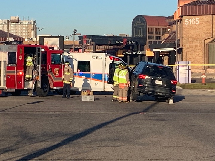 A photo of the scene in Mississauga.