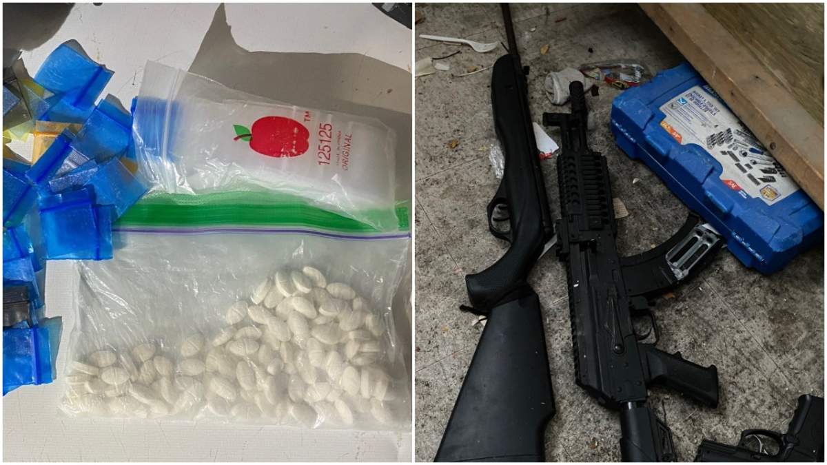 A man and a woman are facing charges following a drug raid in Bunibonibee Cree Nation Tuesday.