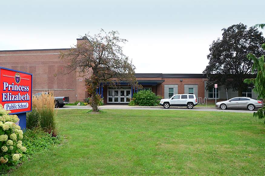 An undated photo of Princess Elizabeth P.S. in London, Ont.