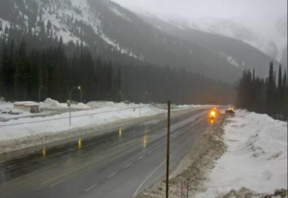 Rogers Pass
Highway 1, near Parks Headquarters at Glacier National Park, 72 kilometres east of Revelstoke, looking east, Dec. 1, 2021.