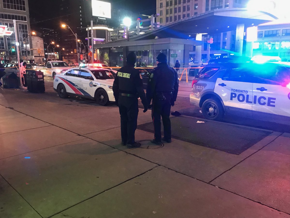 A man in his 50s is in critical condition after being stabbed in Toronto. 