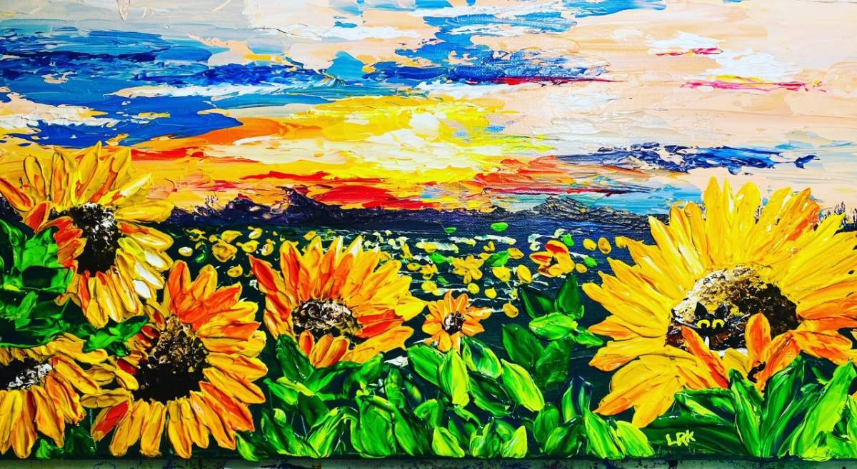 “I’ve become an artist during this pandemic. If you look closely you just may find a cat in my paintings. I call it ‘Find Felix.'” —Lisa Ray Koenig